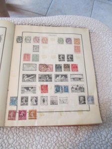 VEGAS - Battered 1928 Scott Album - OLD Stamps Incl China  >160 Photos! FE604