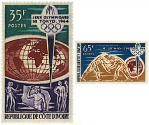 752684 HINGED COSTA DE MARFIL 1964 18 JUEGOS OLIMPICOS VERANO TOKIO 1964