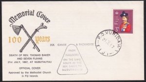 FIJI 1967 Memorial cover Rev T Baker ex VUNIDAWI...........................B3796