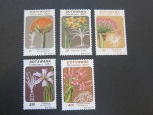 Botswana 1977 Sc 193-7 set MNH