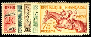 FRANCE-a-c-Post 1943 ISSUES (467 on) 700-05  Mint (ID # 45239)