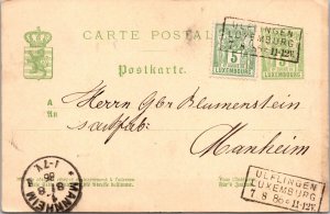 Luxembourg 1886 - Postcard - Ulflingen - F72208