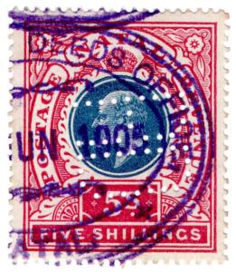 (I.B) Natal Revenue : Duty Stamp 5/-