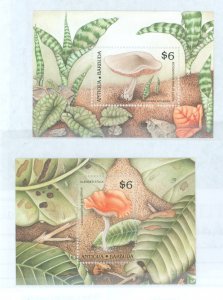 Antigua #1231-32 Mint (NH) Souvenir Sheet