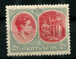 St.Kitts-Nevis   82a Mint OG 1938 2p Medicinal Spring