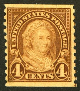 U.S. #601 MINT OG LH