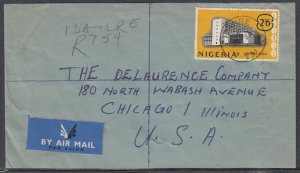 Nigeria - Sep 18, 1964 Idanre Registered Airmail Cover to States