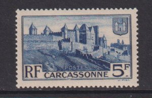 France  #345  MNH 1938 Carcassonne  5fr