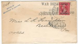 Cuba, U.S. Administration, Scott #223 pair on 1899 Cover to Bethlehem, PA