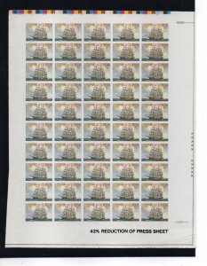 Australia 1984 SG913 Clipper 43% reduction proof sheet of 50  - MNH