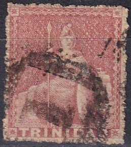 Trinidad #33 F-VF Used  CV $32.50  (Z1580)