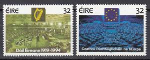 Ireland - 1994  Parliamentary Anniversaries Sc# 925/926 - MNH - (320)