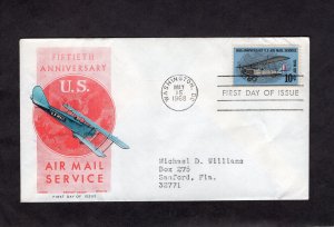 C74 Curtiss Jenny, FDC CCC addressed