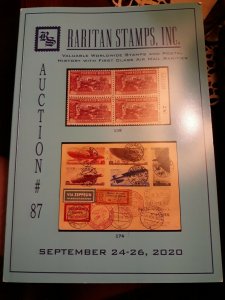 RARITAN STAMPS CATALOG #87,SEP.24-26,2020,WORLDWIDE RARITY'S,RUSSIA,UKRAINE