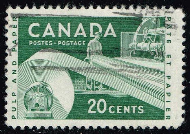 Canada #362 Paper Industry; Used (0.25)