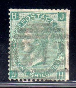 Great Britain  48 U,  plate 4, faults   -   cat$225.00