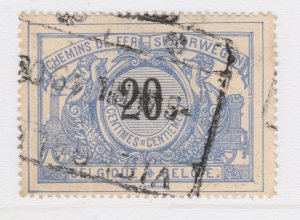 Belgium Parcel Post Railway 1895-97 20c Used Stamp A25P57F20777-