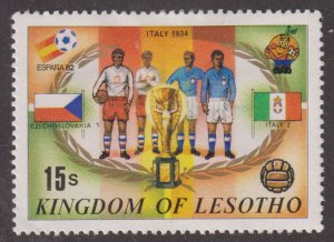 Lesotho 363b World Cup Soccer 1982