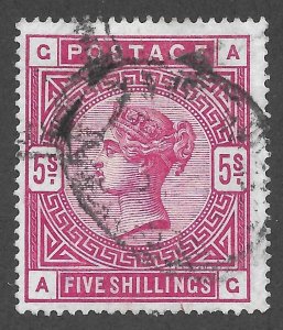 Doyle's_Stamps: VF-XF Used 4-Margin 1884 Carmine Rose Victorian Scott #108 Jumbo