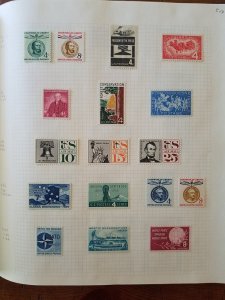 1 Collection of US Mint and Used stamps in a Devon Binder... SCV over $700.00