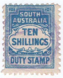 (I.B) Australia - South Australia Revenue : Stamp Duty 10/-