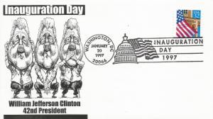 Clinton Inaugural cover Noble Catalog number WJC-II-252v