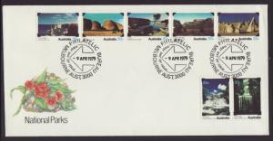 Australia 700-706 National Parks U/A FDC