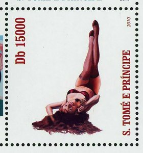 The Pinup Art Stamp Paul Butvila Drp 'em Sailor S/S MNH #4578-4586 