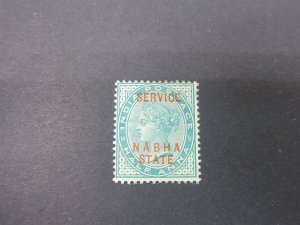 India Nabha 1885 Sc O4 MH