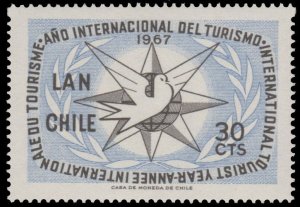 CHILE STAMP 1967 SCOTT # C278. MINT