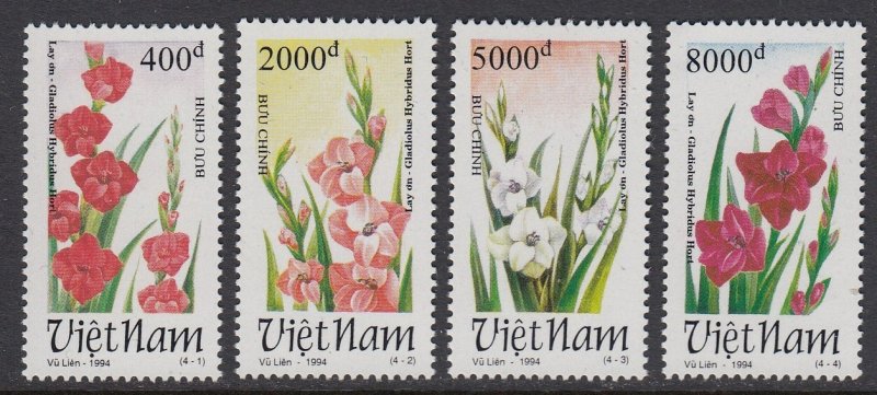 Vietnam 2512-5 Flowers mnh