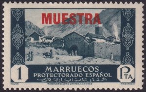 Spanish Morocco 1933 Sc 154 specimen (muestra) MNH**