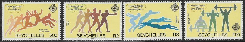 Seychelles #547-550 (1984), MNH compl. set, cat. $3.55