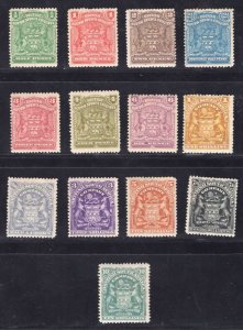 MOMEN: RHODESIA SG #75/89 MINT OG H £527 LOT #66710