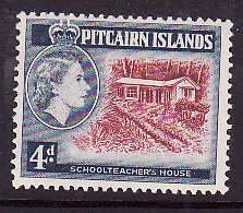 Pitcairn Is.-Sc#31- id12- unused LH 4p-QEII-1958-