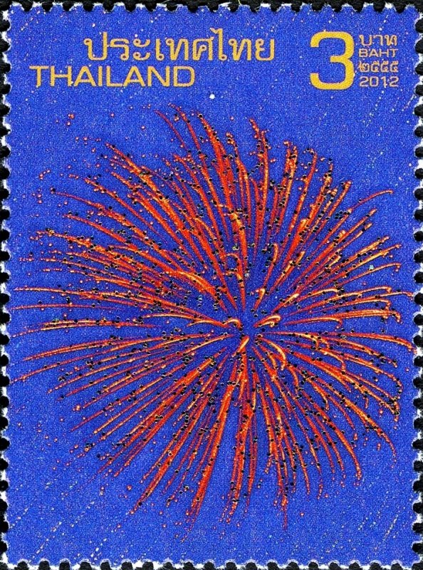 2012 - Thailand - New Year 2013 - Fireworks