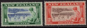 Thematic stamps NEW ZEALAND 1948 HEALTH 696/7 mint