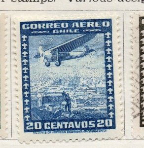 Chile 1934-36 Early Issue Fine Mint Hinged 20c. 098003