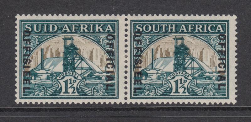 South Africa Sc O26 MLH. 1937 1½p Gold Mine Official, F-VF