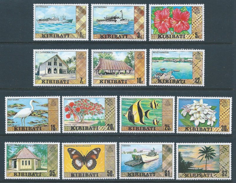 Kiribati #327-40 NH 1st Definitives - Short Set