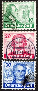 Germany Stamps # 9N61-3 Used XF Scott Value $127.00