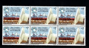 1999 antarctic treaty member 15 aniv of  Antarctica base URUGUAY #1803 MNH $15 