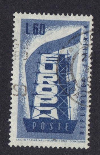 Italy  #716   used   1956   Europa 60 l