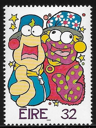 Ireland - 992-995 TV Cartoon Characters - singles set - MNH