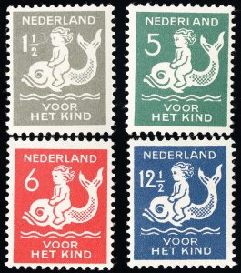 Netherlands Stamps # B37-40 MNH VF Scott Value $62.00