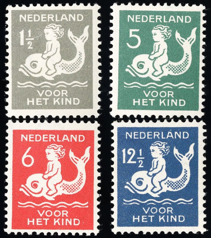 Netherlands Stamps # B37-40 MNH VF Scott Value $62.00