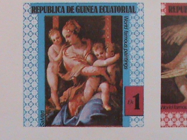 ​GUINEA EQUATORIAL STAMP- WORLD FAMOUS NUDE   PAINTING -MNH STAMP SHEET -RARE