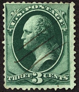 U.S. #207 Used Pen Cancel