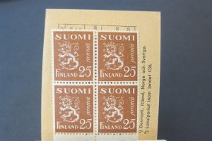 Finland 1936 Sc 173a Booklet