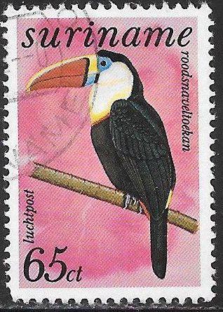 Suriname C66 Used - Birds - ‭Toucan